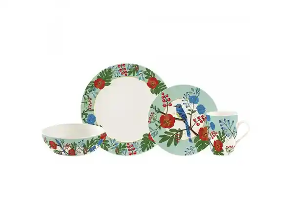 Corona Vajilla 16 Mercedes Salazar Cerámica