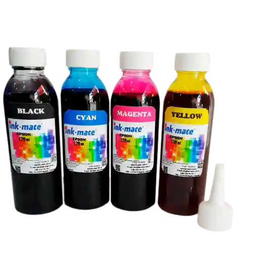 Epson Tinta Para Recarga De Impresoras X 120 Ml-Kit X 4 Colores