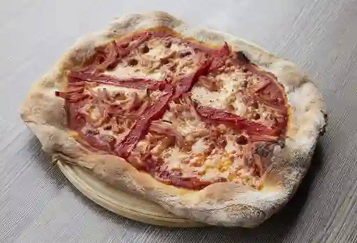 Pizza Jamón y Pimentón Asado