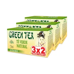 Green Tea Té Verde Natural Chino