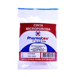 Pharmatex Micropore Piel 1 X 2.5 Yd