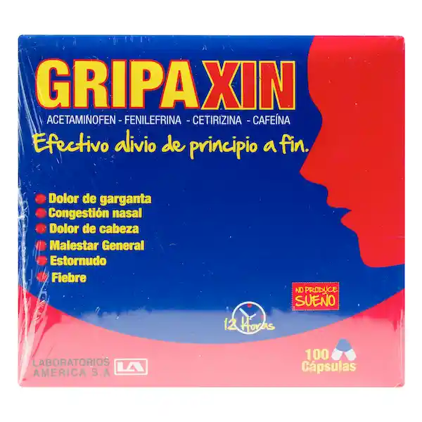 Gripaxin x 100 C‡psulas Pague 2 Lleve 3