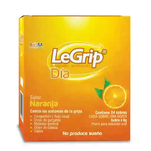 Legrip Día Sabor Naranja (500 mg)