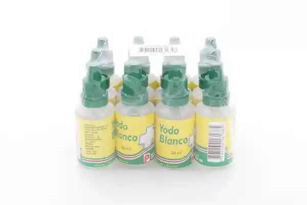 Yodo Blanco 20 mL x 12 Uds