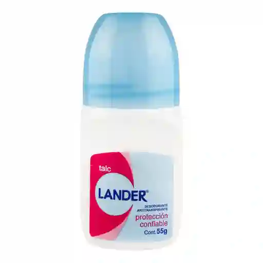 Lander Desodorante Roll On Protección Confiable Talc