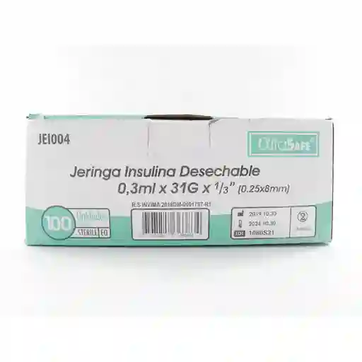 Alfa Trading Jeringa Para Insulina 31Gx1/3