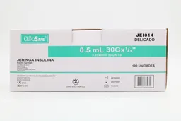Alfa Trading Jeringa Ins.0.5Ml 30Gx1/3(8Mm)100Ud