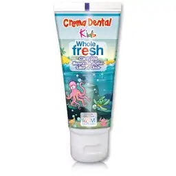 Whole Fresh Crema Dental Kids sin Flúor Sabor a Chicle