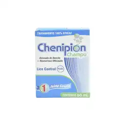 Chenipion Shampoo Contra Piojos y Liendres con un Peine Gratis