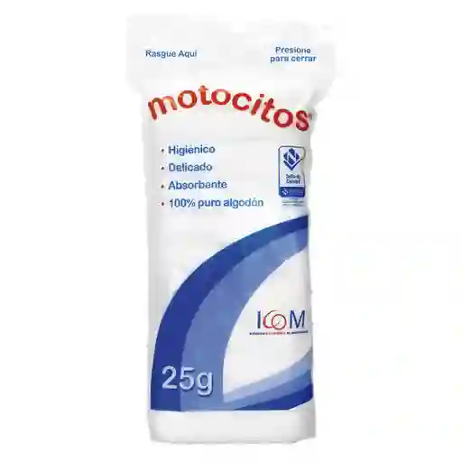 Algod—n Motocitos x 25 g Pague 5 Lleve 7