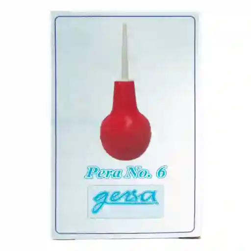 Pera Rectal No. 6 Cristal