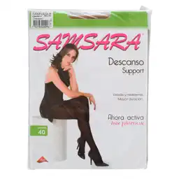 Samsara Medias Veladas Descanso Support Talla M Color Canela