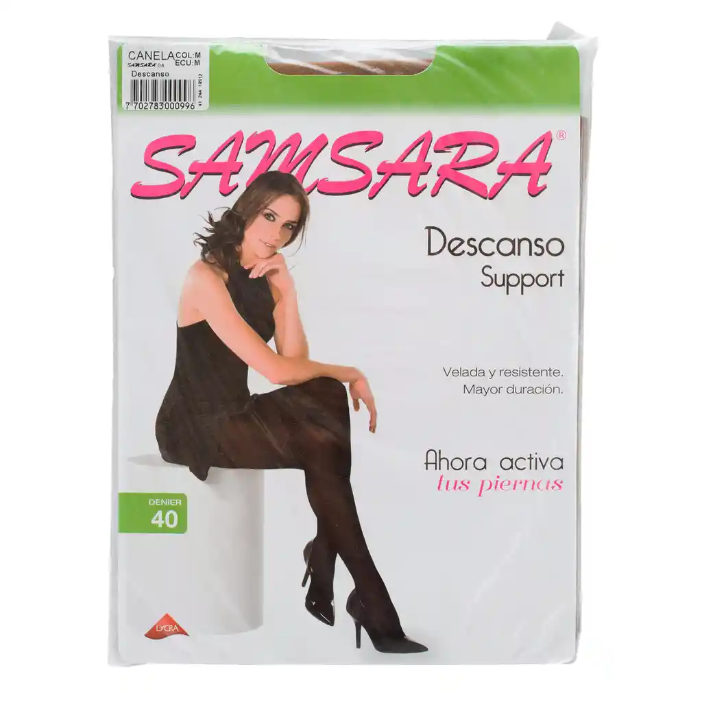 Samsara Medias Veladas Descanso Support Talla M Color Canela