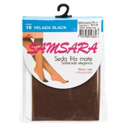 Samsara Medias Veladas de Seda Fría Efecto Mate Tono Brown 