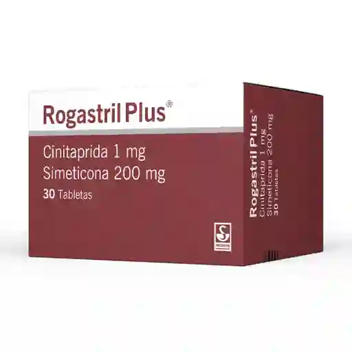 Rogastril Plus Antiflatulento (1 mg/200 mg) Tabletas