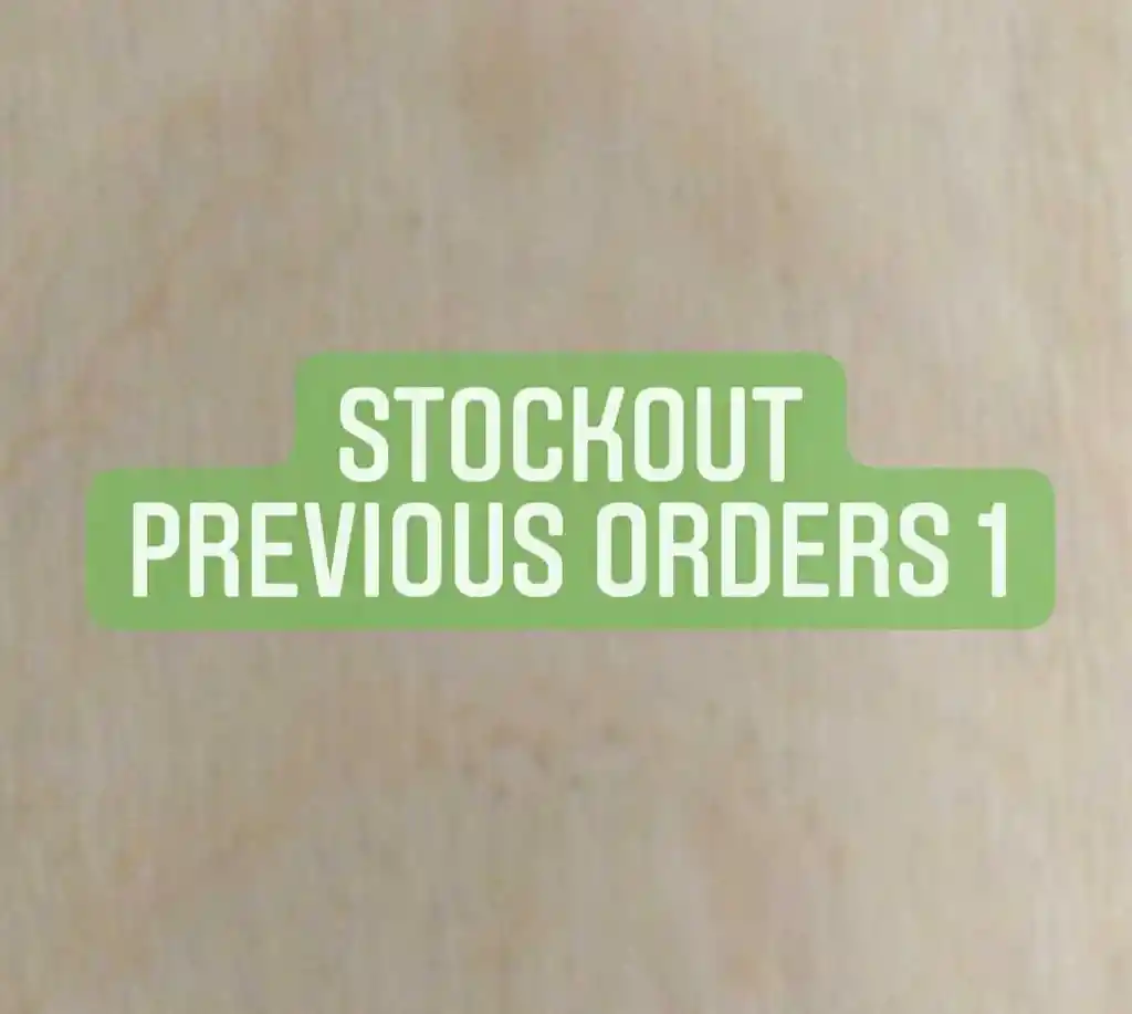 Stockout Previous Order 1