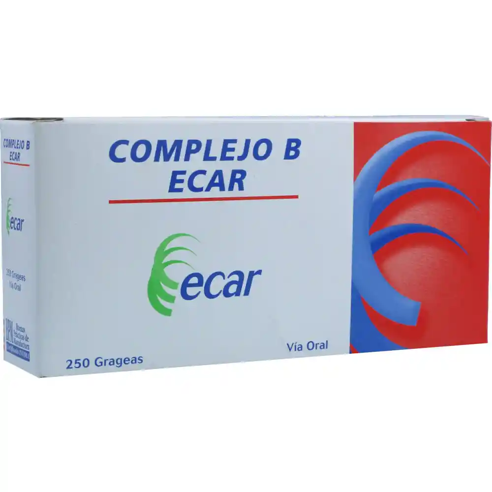Ecar Complejo B Vitamina en Grageas