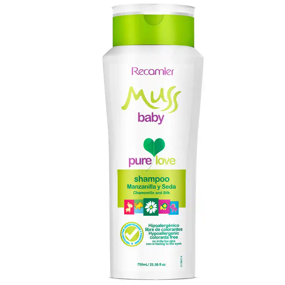 Muss Shampoo Baby de Manzanilla y Seda