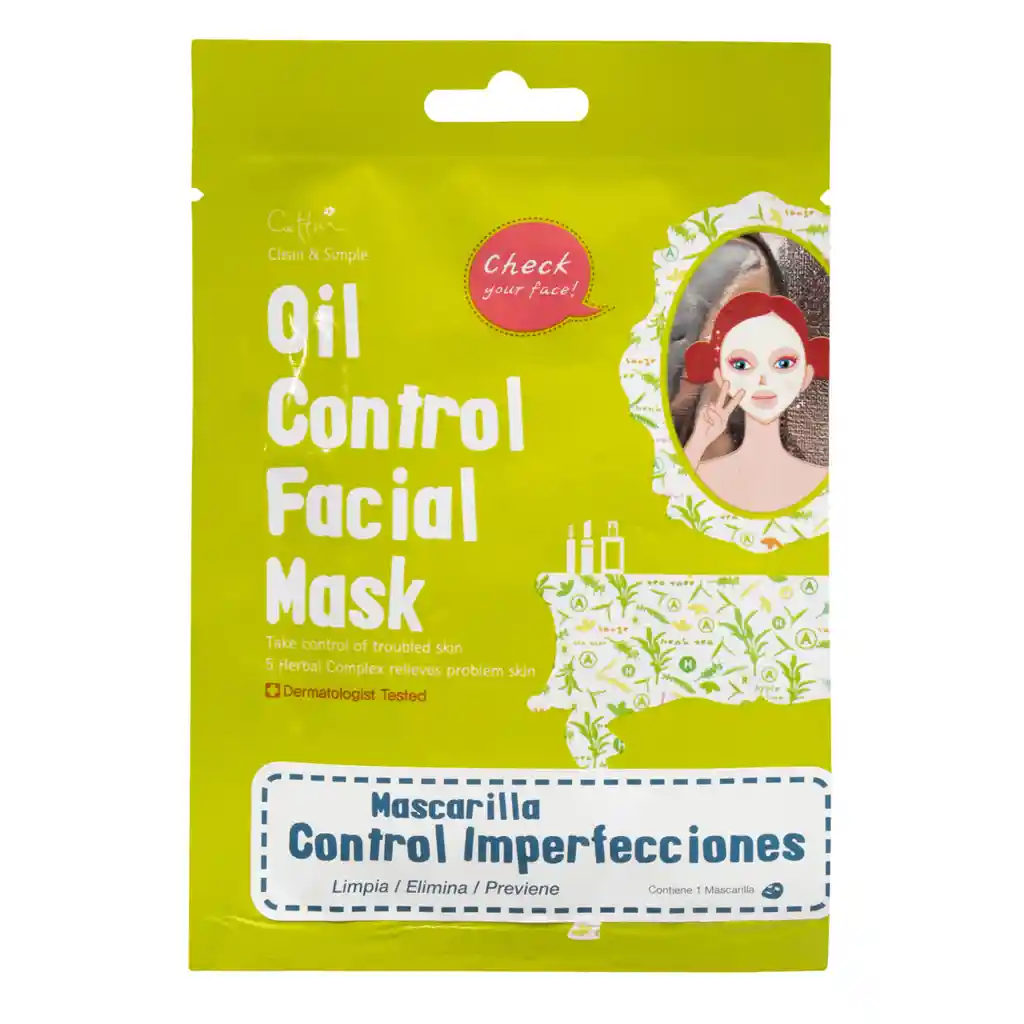 Cettua Mascarilla Control Imperfecciones