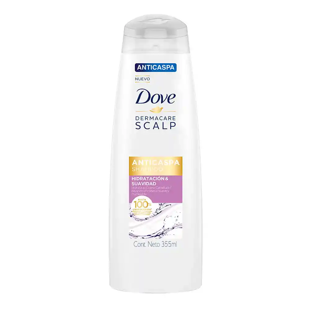 Dove Shampoo Anticaspa Hidratación y Suavidad