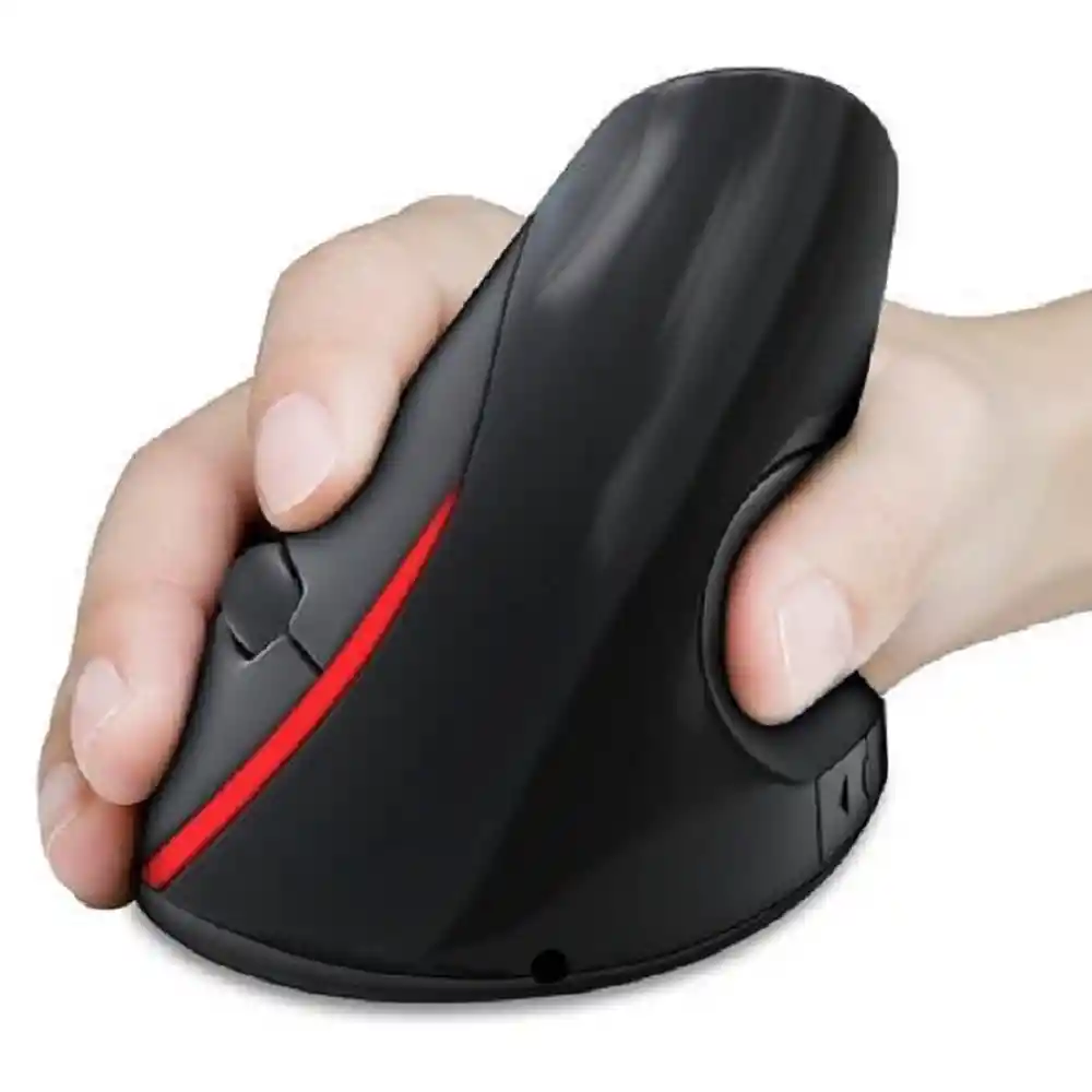 Mouse Vertical Recargable Inalambrico Protege Tunel Carpiano