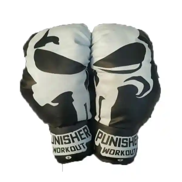 Guantes de Boxeo Negro Blanco