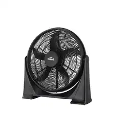 Kalley Ventilador de Piso 3 Velocidades Negro 20 Pulgadas