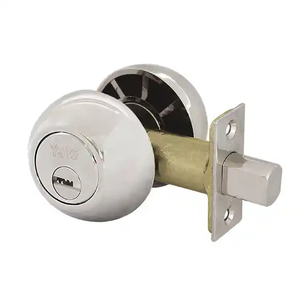 Yale Chapa Seguridad 170 1/4 Plus Niquel -Dobl Cilin 18-4038