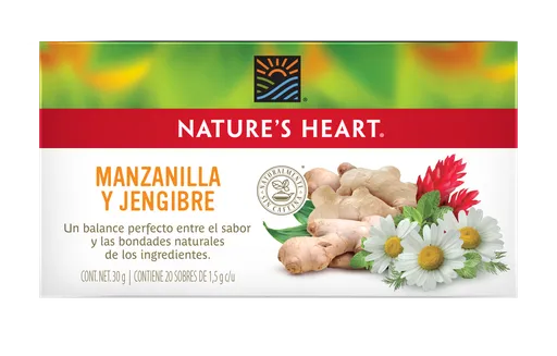 Nature´s Heart Té de Manzanilla y Jengibre