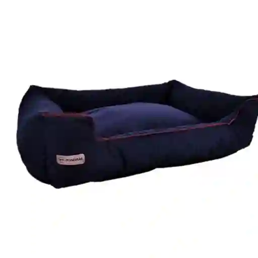 Gato Felix Cama Acolchada Luxury Super Azul Oscuro