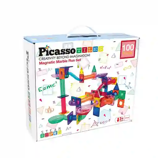 Picasso Tiles Pista de Canicas Juguete Magnético PTG100