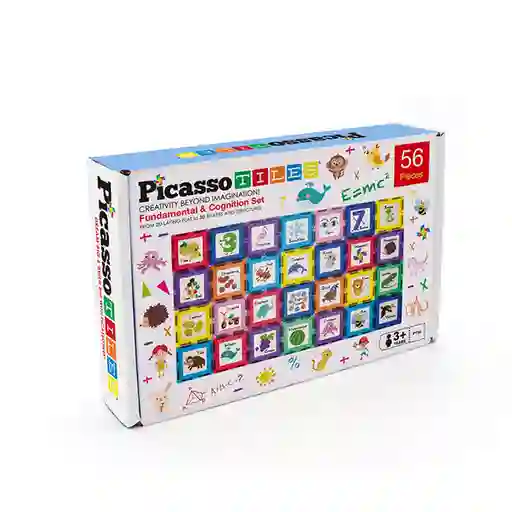Picasso Tiles Juguete Magnético 28 Click-in 56 Gráficos PT56