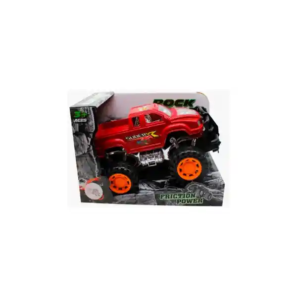 Rock Crawler Juguete Para Niño Camioneta Monster Truck Roja