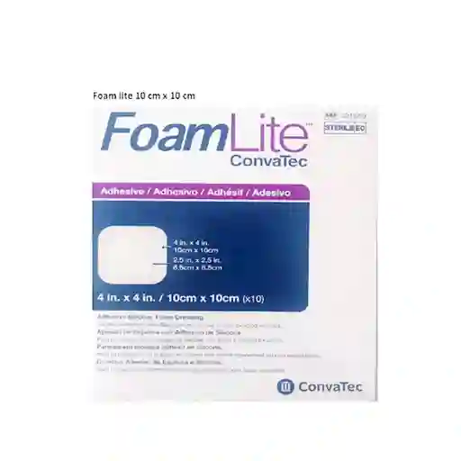 Foamlite Apósito de Espuma Con Adhesivo de Silicona