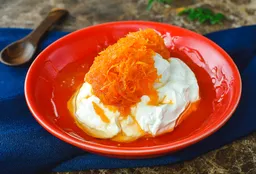 Yogurt con almíbar zanahoria 