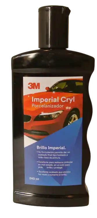 3M Cera Porcelanizaroda Para Carro Imperial Cryl 240 Ml