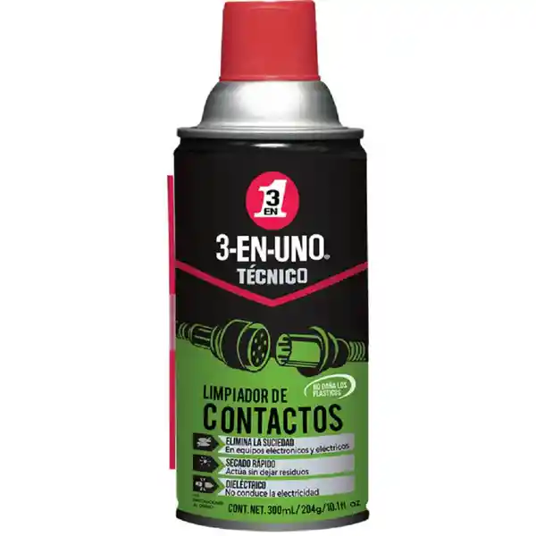 3-En-Uno Limpiador de Contactos Técnico 300 mL