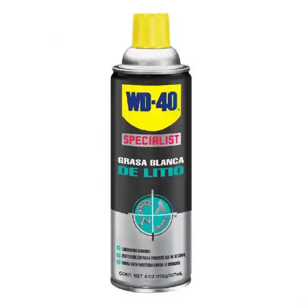 Wd-40 - Grasa Blanca De Litio Specialist 8 Oz Español