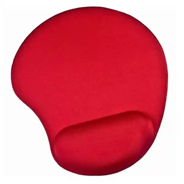 Hepa Pad Mouse Rojo Ergonomico Con Soporte En Gel