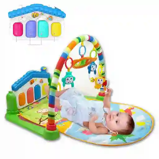 Mifanqi Gimnasio Piano Tapete Sonajero Musical Boogy Para Bebe