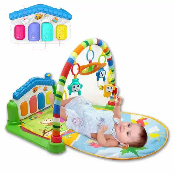 Mifanqi Gimnasio Piano Tapete Sonajero Musical Boogy Para Bebe