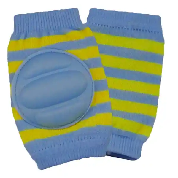 Mifanqi Medias de Gateo Para Bebe Antideslizantes Azul/Amarillo