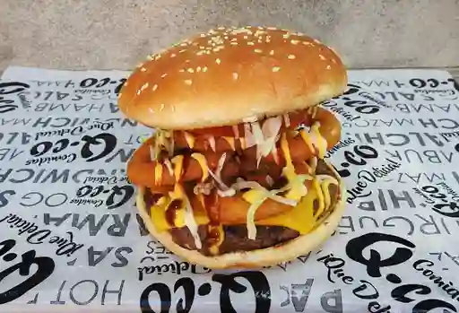 Hamburguesa Aros de Cebolla