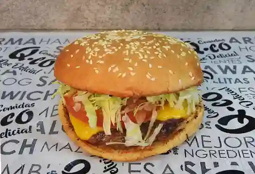 Hamburguesa Doble Sencilla