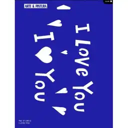 Stencil I Love You