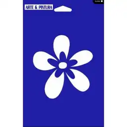 Stencil Flor Funky