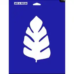 Stencil Hoja Prehistórica