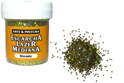 Escarcha Dorado Lazer Mediana - 30 Cc