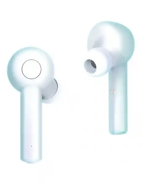 Coby Auriculares Earbuds Con Cargador Y Estuche Blancos Y Negros