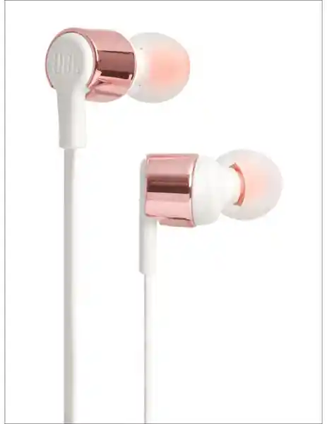 Jbl Audifonos T210 In-Ear Rose Gold